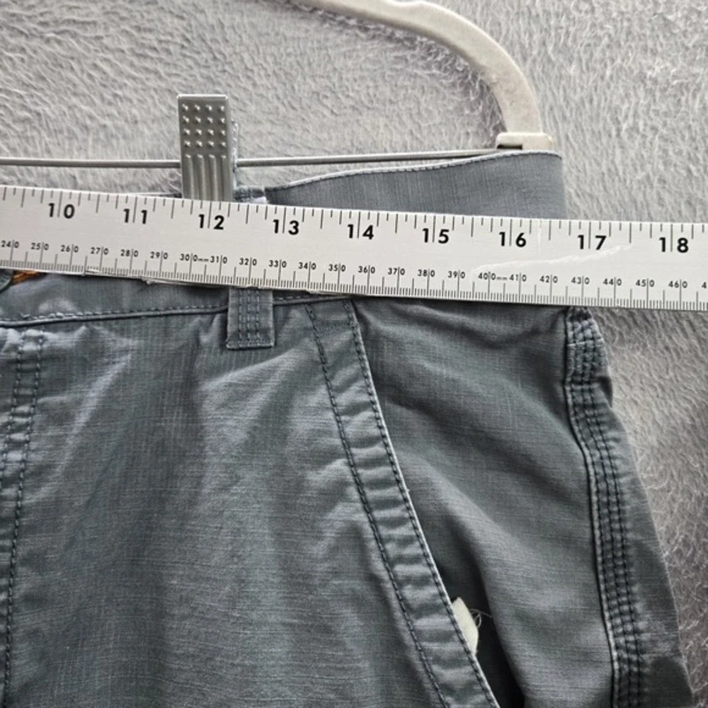 L.L. Bean Men Shorts 34 Green Cotton Mid Rise‎ Pockets Cotton 9